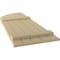 Ekena Millwork Americraft 5-Board (2 Batten) Wood Joined Board-n-Batten Shutters w/ Arch Top, ARW101BQ518X77NTH, PR ARW101BQ518X77NTH - alternate 8